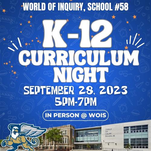 K-12 Curriculum Night